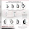 Service Caster 8 Inch Rubber on Aluminum Caster Set with 2 Brakes/Swivel Lock 2 Rigid SCC SCC-30CS820-RAB-TLB-BSL-2-R-2 - alternate 6